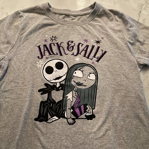 Disney Nightmare before Christmas Jack Sally t-shirt - Picture 3 of 6